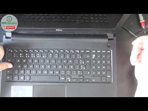 Dell laptop flashing white and orange light.