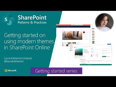 Getting started on using modern themes in SharePoint Online