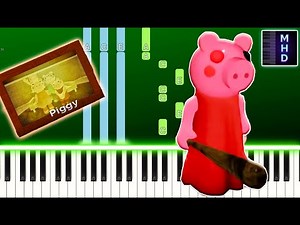 Piggy ROBLOX - Chapter 12 Ending Credits (Piano Tutorial Easy)