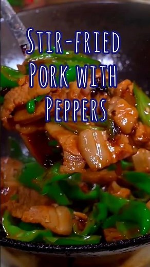 This 10-Minute Spicy Hunan Pork Stir-Fry #food #recipe #healthyfood