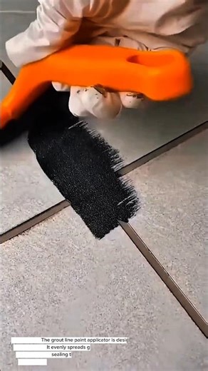 “Insanely Satisfying Grout Line Restoration Using a Grout Paint Applicator | Tile Gap Makeover!”