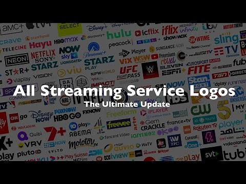 All Streaming Service Logos [THE ULTIMATE UPDATE 2025]