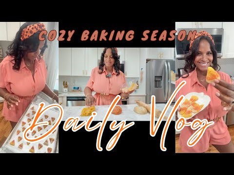 FALL WEEKEND VLOG: Baking Candy Corn Cookies + Making an Instagram Reel + My Halloween Movie List