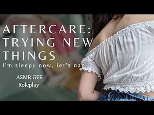 ASMR Sleepy Girlfriend | Cuddling and Napping with your Girlfriend | Trying new things is fun