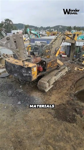 Role of Excavator Counterweights #shorts