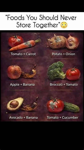 “Foods You Should Never Store Together”😳