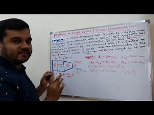 Lec-5: Problem-1| Simple Stress and Strain | Compound Bar | Strength of Materials | MOM | VTU
