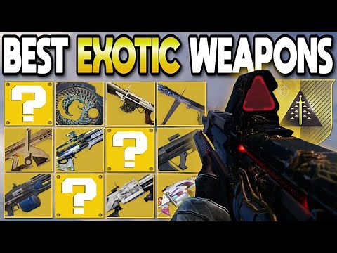 The TOP 5 BEST Exotic Weapons in EVERY SLOT! (NEW Edge of Fate Edition) | Destiny 2