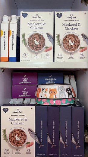 19K views · 136 reactions | Indian cats, it’s your turn to eat better!  This new Mackerel & Chicken meal from Goofy Tails is full of real protein and free from fillers or added sodium. | GoofyTails India | Facebook