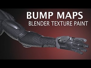 Blender Bump map painting tutorial!