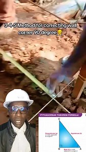 Setting out a buliding foundation using 3,4,5, method making work easier #construction #viralvideos #ujenzi #engeenering #345method | Joseph MoxabeeTv