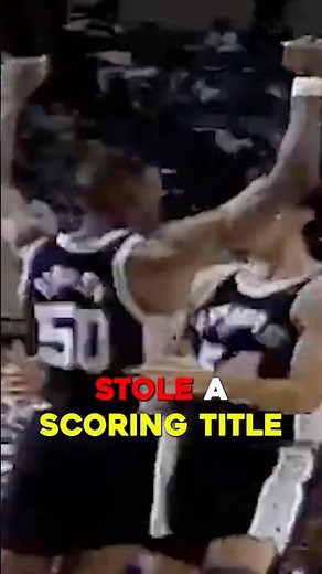 How David Robinson stole the scoring title from Shaq in 1994 #nba #basketball