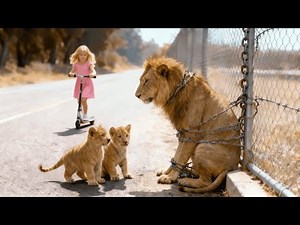 Girl rescued a mother lion — but what happened next was truly astonishing!