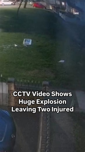 People Magazine on Instagram: "Shocking CCTV footage shows a massive explosion that injured two people."