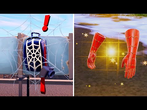 Fortnite Chapter 3 Spider-Man's Web Shooters Mythic Location Guide! Where to Find Them...