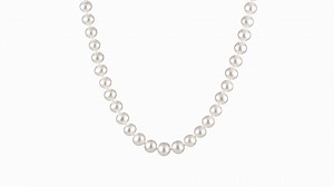 Watch THE PEARL SOURCE 14K Gold 7-8mm AAA Quality White Freshwater Cultured Pearl Necklace for Women on Amazon Live