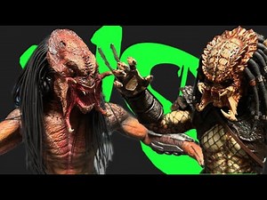 PREDATOR(CITY HUNTER) VS PREDATOR(FERAL) 【STOP MOTION】【BLENDER】