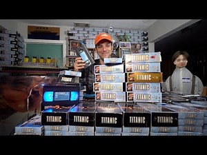 Opening over 100 Titanic on VHS tapes!