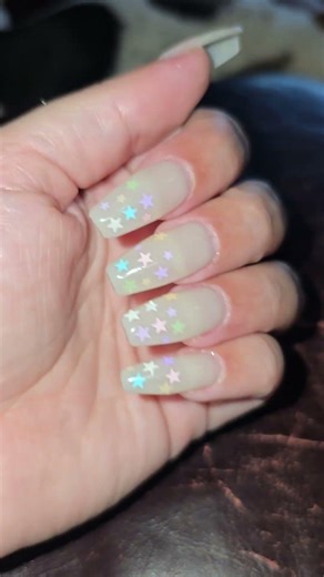 New nails using doi ‪@sweetienailsupply‬ #nails #nailart #gelpolish #gelpolish #stars #glitter