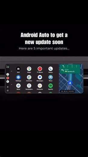 Android Auto's Biggest Update Ever #androidauto #google #shorts