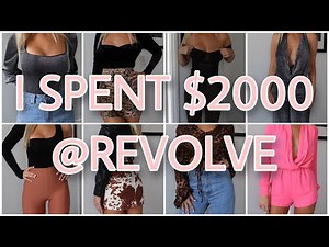 REVOLVE CLOTHING HAUL SPENT $2000 at REVOLVE 2020 TRY ON HAUL