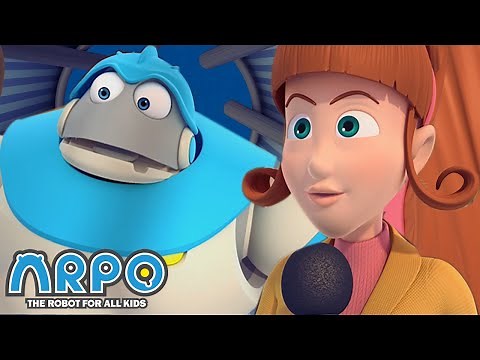 Arpo the Robot | Washing Machine UFO | FULL EPISODE | Funny Cartoons for Kids | Arpo and Daniel
