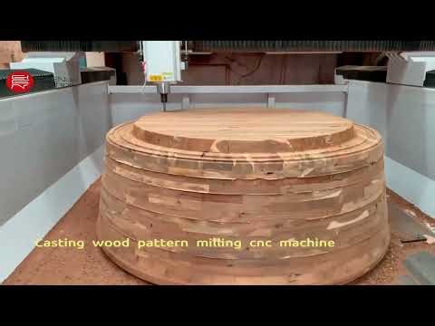How to make a large wood pattern by cnc milling machine #cncmachine #cncmillingmachine#woodpattern
