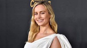 Captain Marvel aka Brie Larson attends unveiling of Marvel Avengers Campus in Disneyland Paris