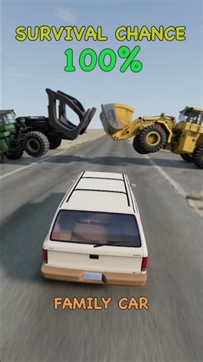 Can ANY Car Survive THIS? 💀 (survival chance: impossible) ❌