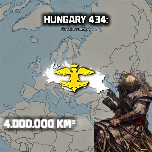 Hungary now vs then #history #viral #geography #map #country #hungary