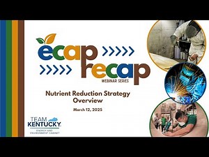 ECAP RECAP- Nutrient Reduction Strategy Overview