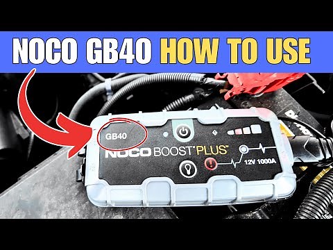 How to Use the Noco GB40 to Jump Start Your Car - QUICK VIDEO