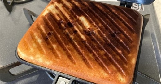 Japanese hot sandwich maker dessert heaven: Making a jumbo obanyaki the easy way【Recipe】