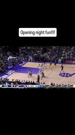 Utah Jazz opening night fun via Jazz radio Get the call of every Utah Jazz game this year on Jazz and synch to the video Also on @kslsports @siriusxm @nba audio league pass Highlights from @acebailey @kidkessler | David Locke