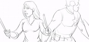 Black Widow and Cap Kick Robot Butt in Rejected Age of Ultron Scene | The Mary Sue