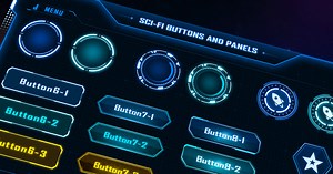 Sci-Fi Buttons and Panels Pack | 2D GUI | Unity Asset Store
