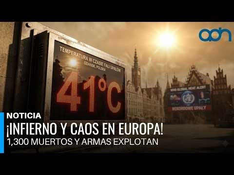 Heat wave in Europe leaves more than 1,300 dead and causes fires