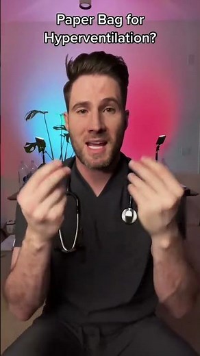 Doctor Explains: Breathing into paper bag during panic attack! #shorts