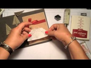 Stampin' Up! Video Tutorial Christmas Cards 2014 # 1 Festival of Trees