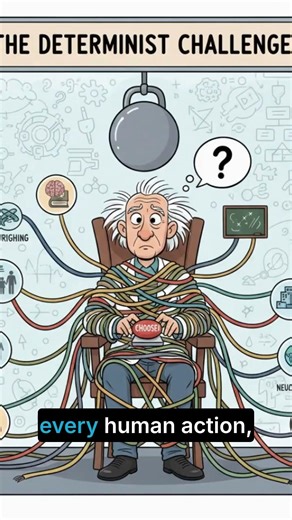 Every decision you've ever made was predetermined. #determinism #mindblown