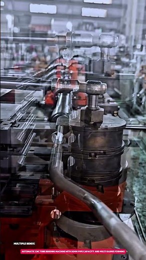Automatic CNC Tube Bending Machine with 50mm Pipe Capacity and Multi Radius Forming