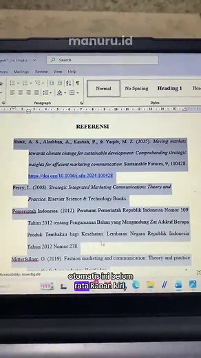 Cara Mudah Membuat Daftar Pustaka di Word