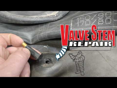 Valve Stem Repair on Inner Tubes