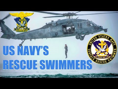 US Navy Search And Rescue Swimmers. SURFACE VS AVIATION.
