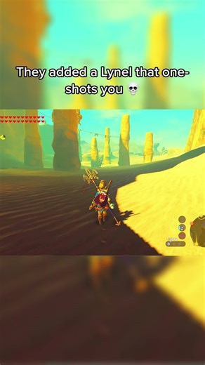 like lynels weren't tough already 💀 #zelda #tearsofthekingdom #thelegendofzelda #botw #breathofthewild