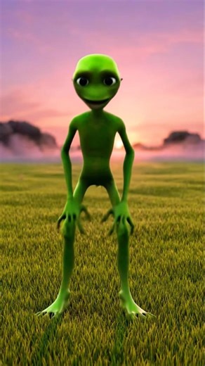 Dame tu cosita Green alien dance #dance #shortsfeed #shorts