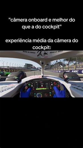 Experiência imersiva com câmera onboard de Fórmula 1