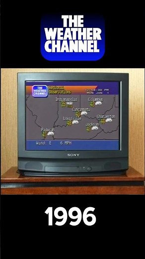 Watching The Weather Channel in 1996!