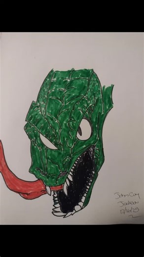 Nerding Out Loud on Instagram: "Drawing of Lizard from Spiderman. Very difficult drawing but I tried it anyway. Maybe the color was a bit heavy on it but I am happy I attempted the drawing. #spiderman #lizardspiderman #drawing #artwork #ink #cartooncharacters #comicbookcharacters #cartooncharacterdrawing"