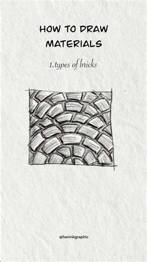 How to draw a brick wall (02) #sketch #drawing #asmr #art #howtosketch